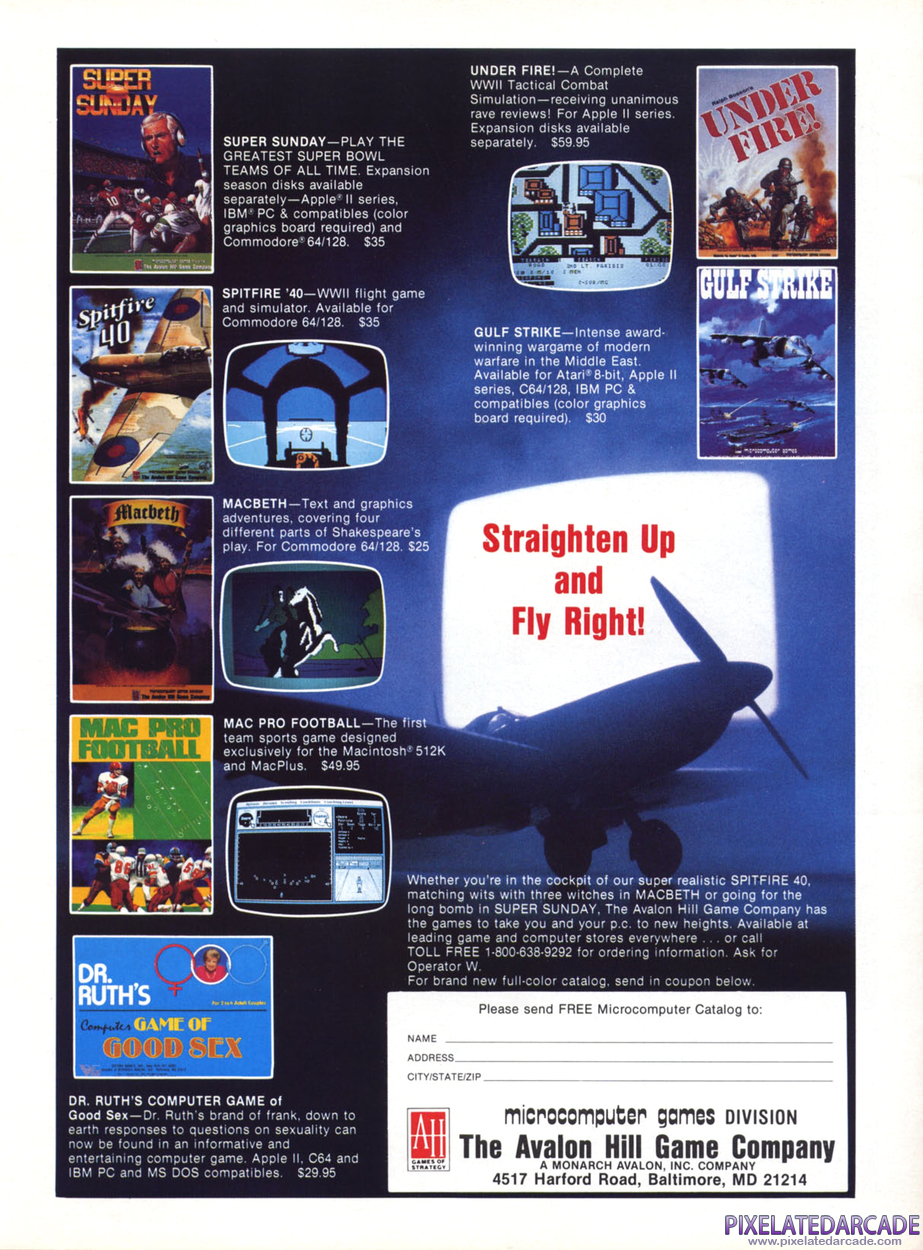 Gulf Strike Advertisement: January - February 1987 magazine ad