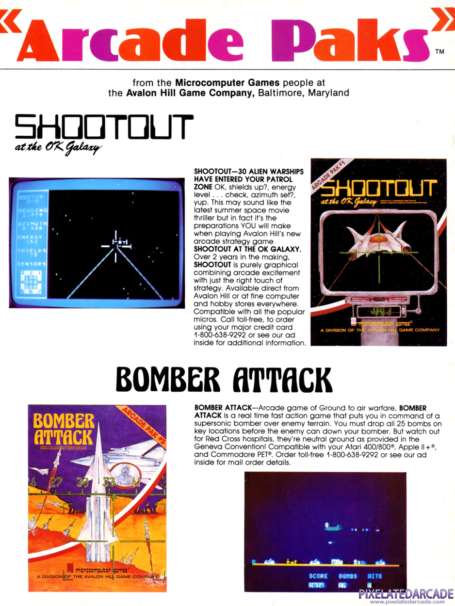 Shootout at the OK Galaxy Advertisement: July - August 1982 magazine ad