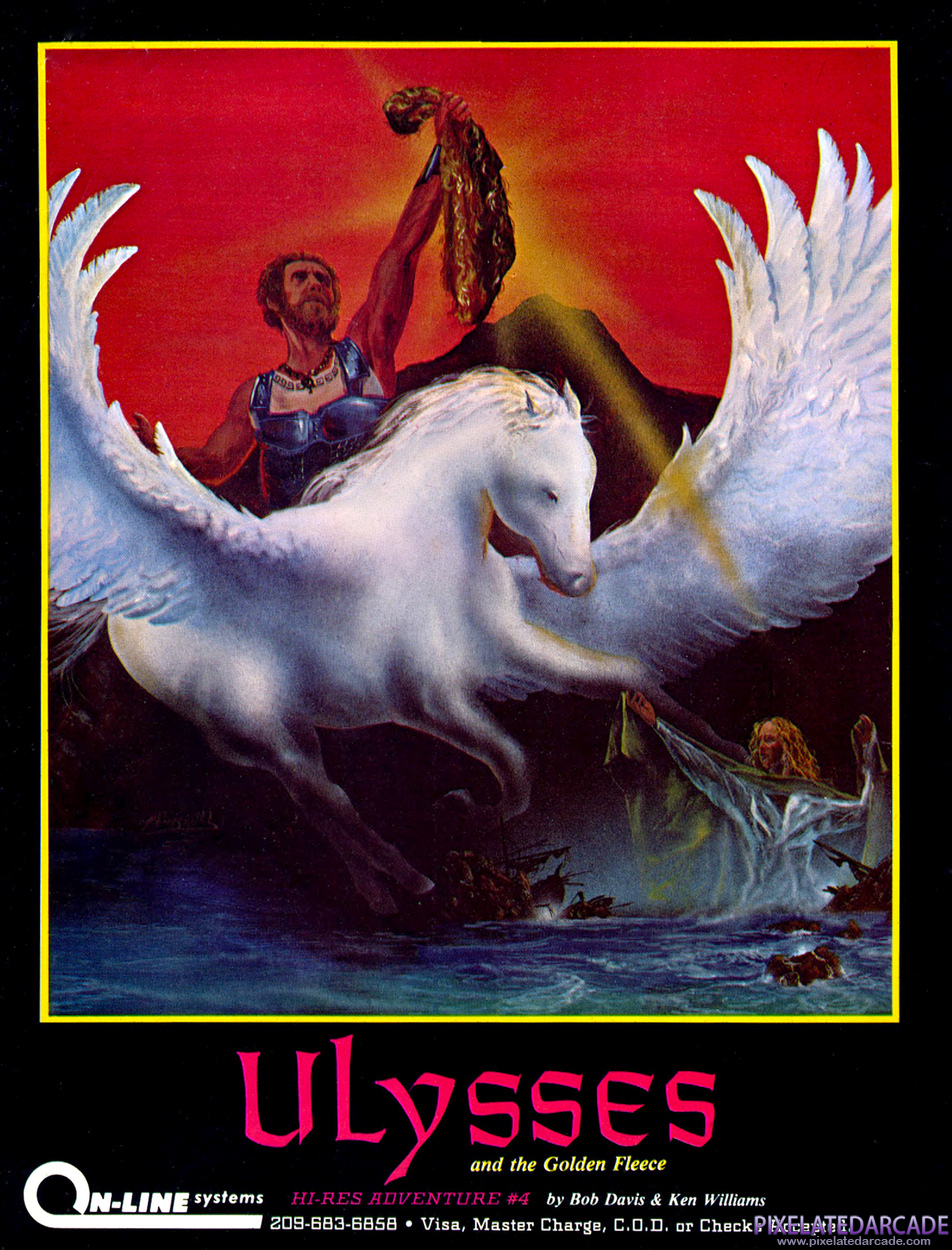 Hi-Res Adventure #4: Ulysses and the Golden Fleece Advertisement: September 1981 magazine ad Hi-Res Adventure #4: Ulysses and the Golden Fleece Advertisement: September 1981 magazine ad