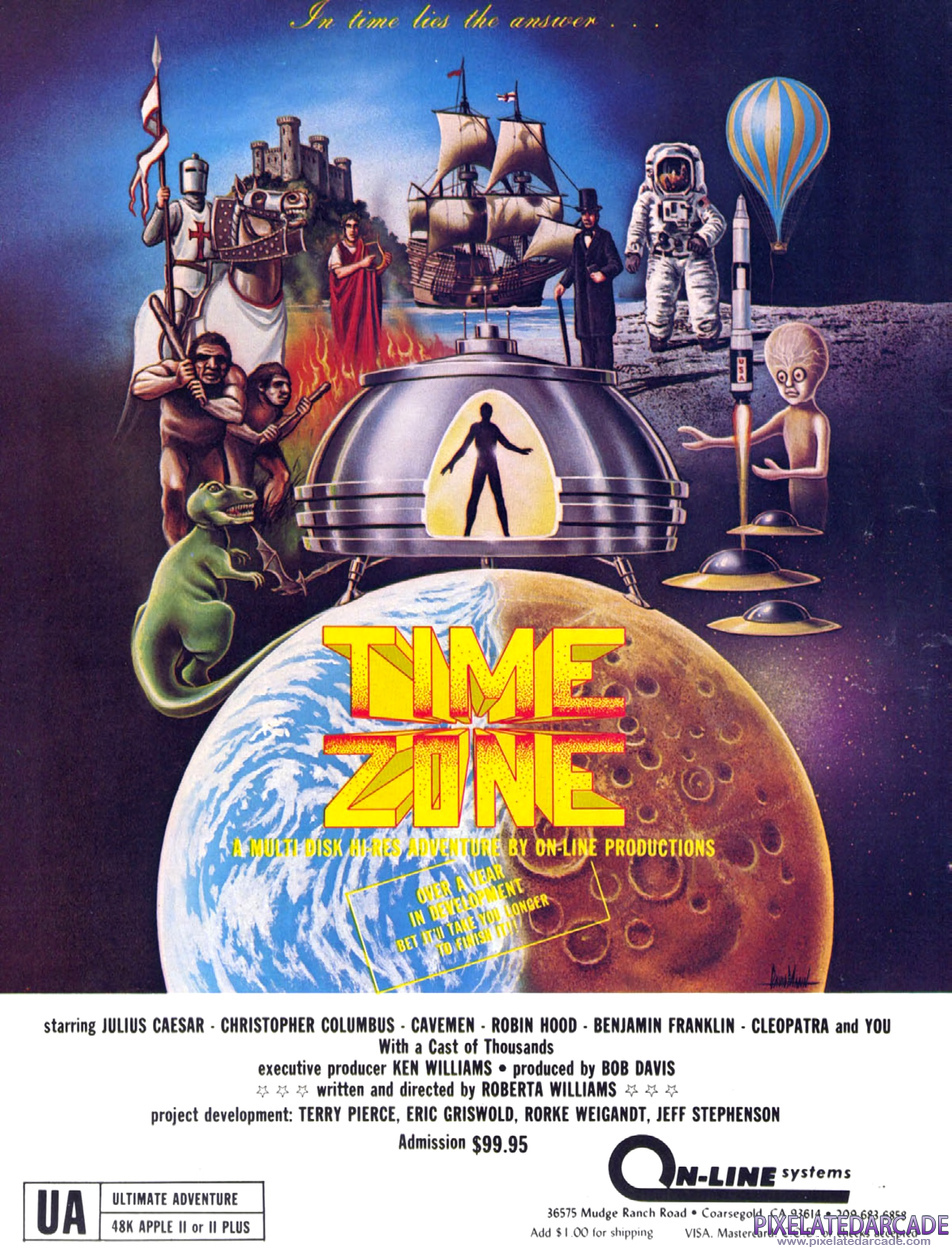 Hi-Res Adventure #5: Time Zone Advertisement: March 1982 magazine ad