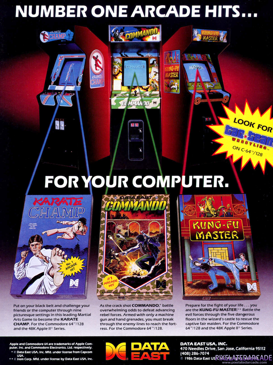Karate Champ Advertisement: December 1986 magazine ad