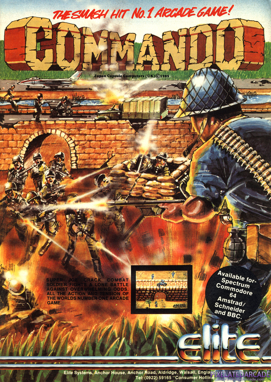 Commando Advertisement: December 1985 magazine ad
