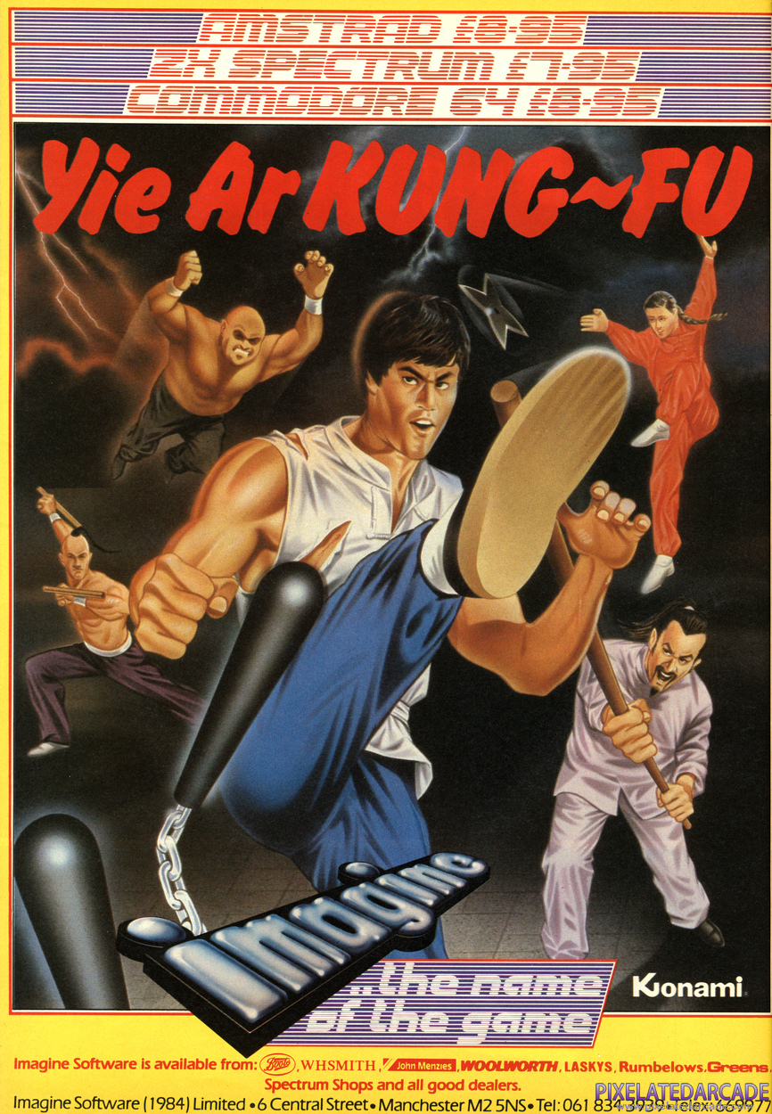 Yie Ar Kung-Fu Advertisement: October 1985 magazine ad