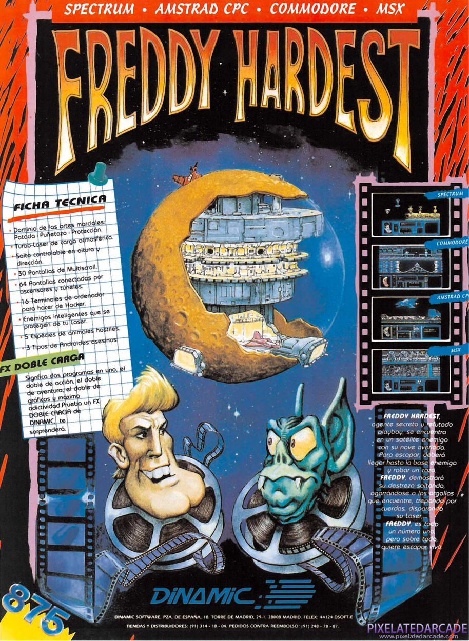 Freddy Hardest Advertisement: December 1987 magazine ad