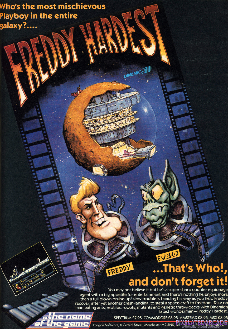 Freddy Hardest Advertisement: December 1987 magazine ad