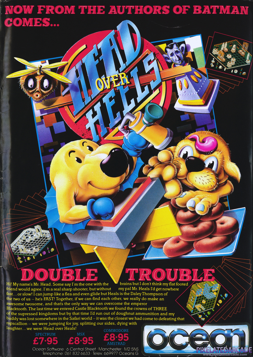 Head Over Heels Advertisement: April 1987 magazine ad