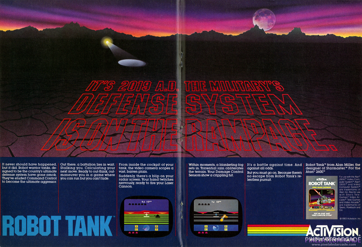 Robot Tank Advertisement: August 1983 magazine ad