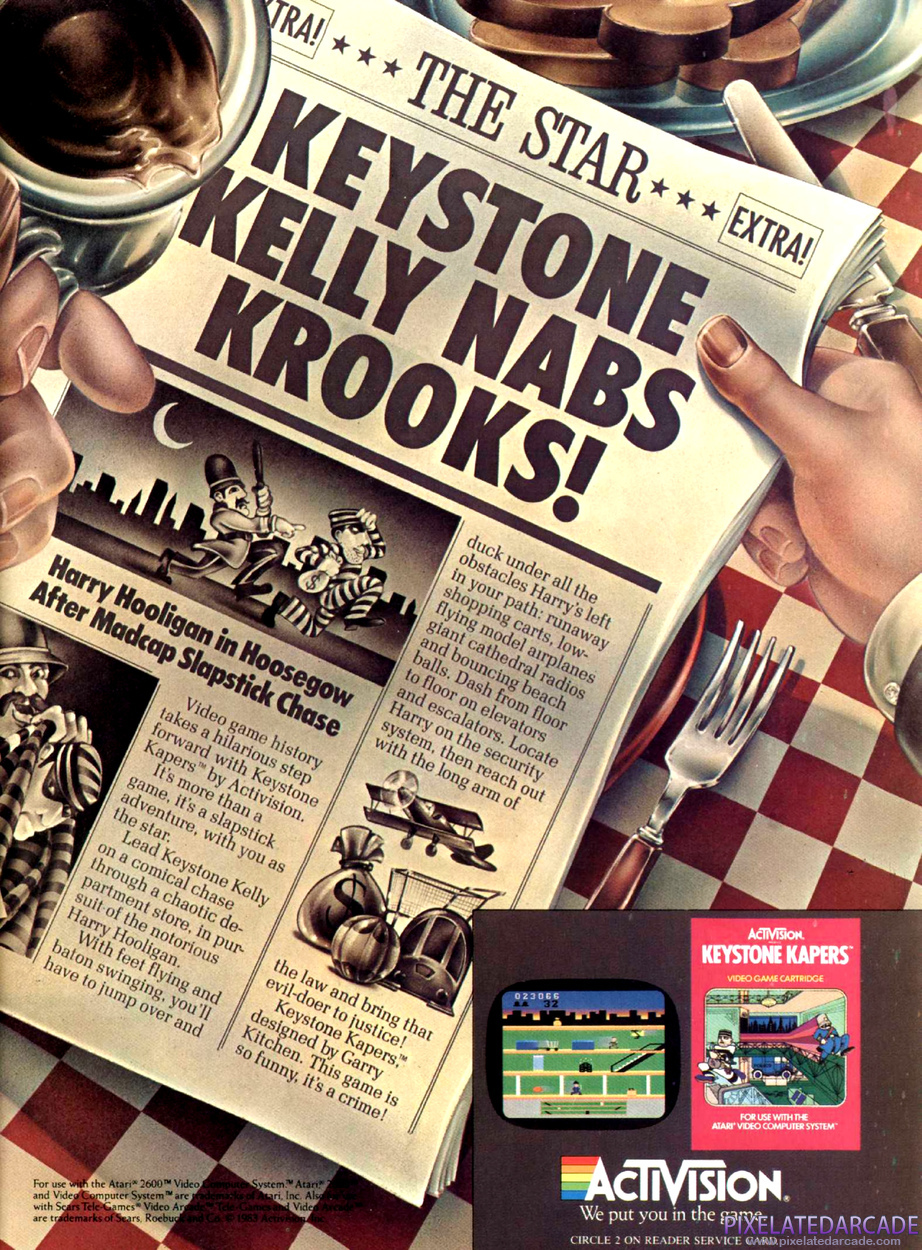 Keystone Kapers Advertisement: Fall 1983 magazine ad