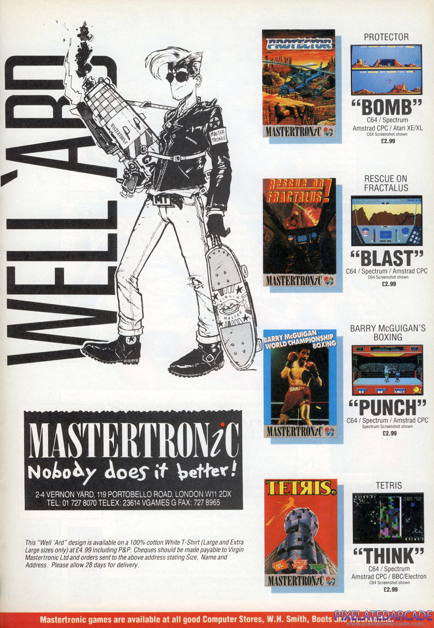 Tetris Advertisement: September 1989 magazine ad