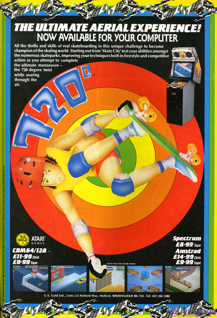 720º Advertisement: December 1987 magazine ad