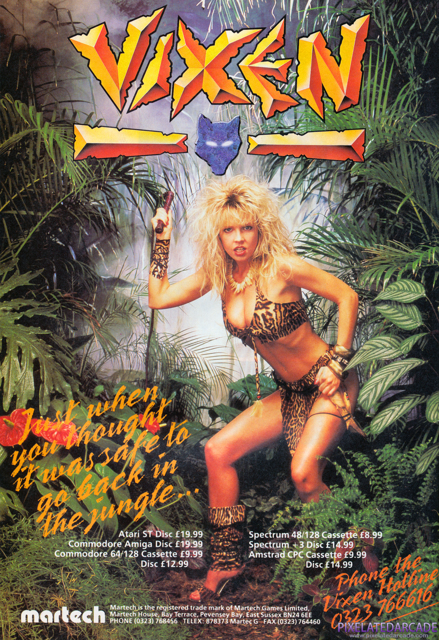 Vixen Advertisement: May 1988 magazine ad