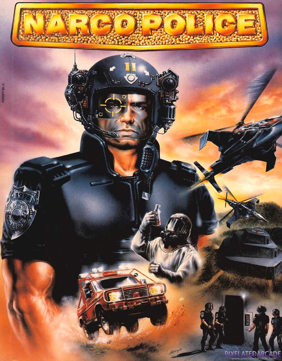 Narco Police Advertisement: November 1990 magazine ad