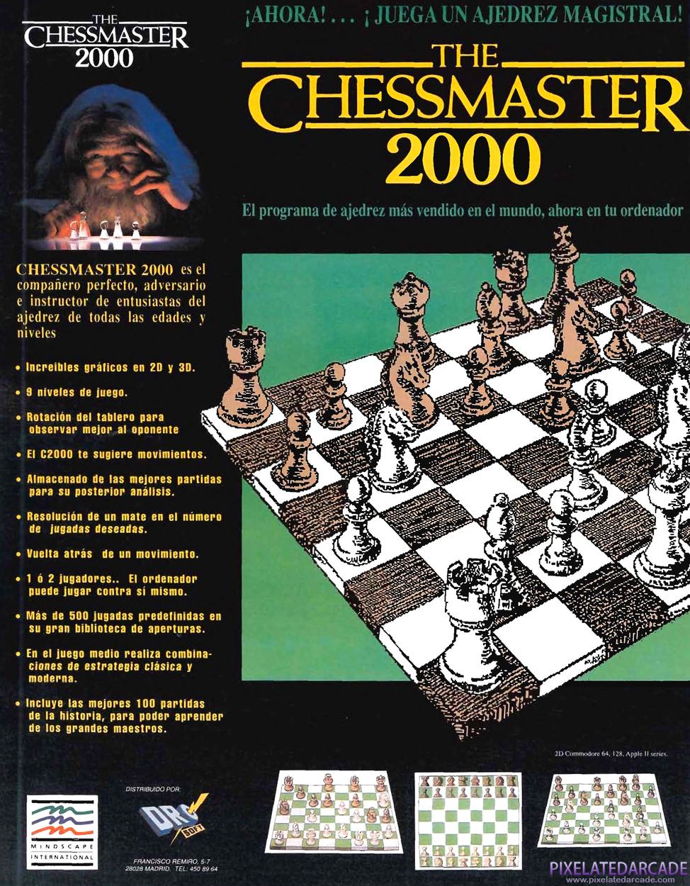 The Chessmaster 2000 Advertisement: November 1990 magazine ad