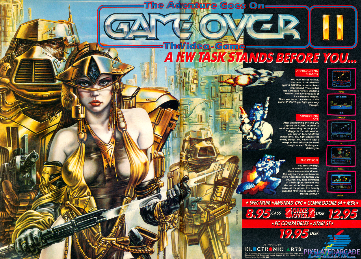 Game Over II Advertisement: October 1988 magazine ad