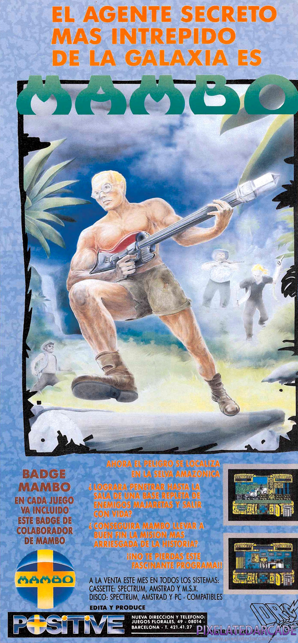 Mambo Advertisement: October 1989 magazine ad
