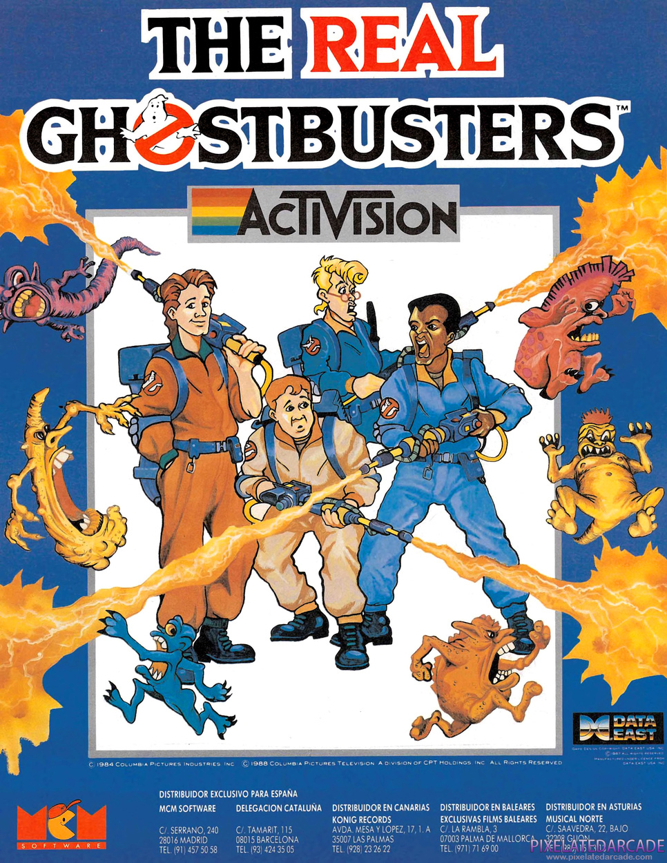The Real Ghostbusters Advertisement: July 1989 magazine ad