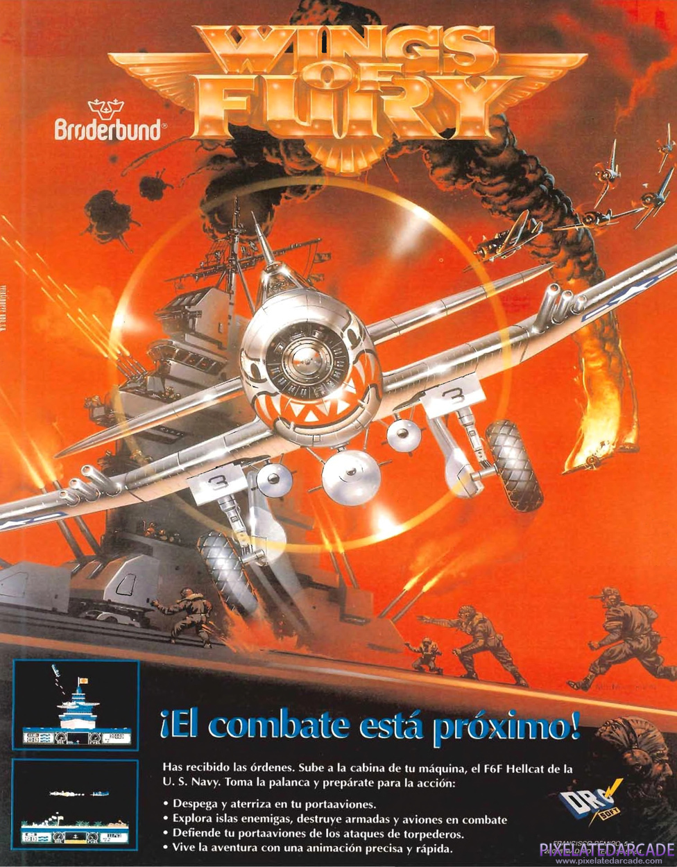 Wings of Fury Advertisement: December 1990 magazine ad
