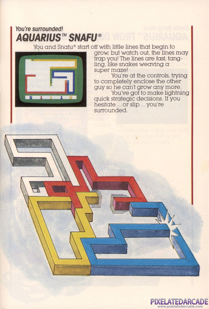 Snafu Advertisement: Mattel Aquarius Program Catalog