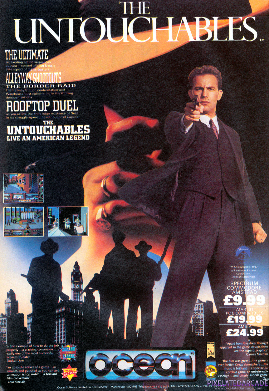 The Untouchables Advertisement: February 1990 magazine ad