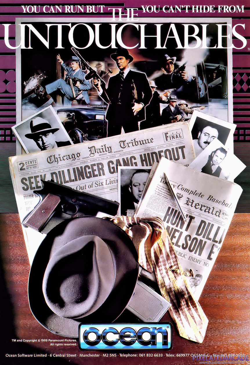 The Untouchables Advertisement: November 1989 magazine ad