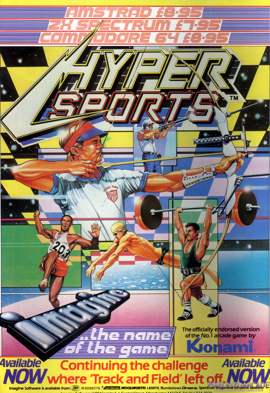 Hyper Sports Advertisement: October 1985 magazine ad