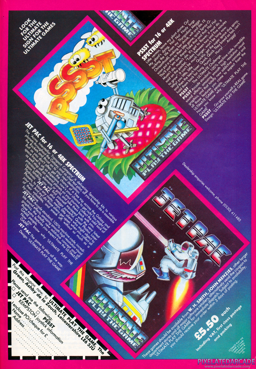 Jetpac Advertisement: June 1983 magazine ad