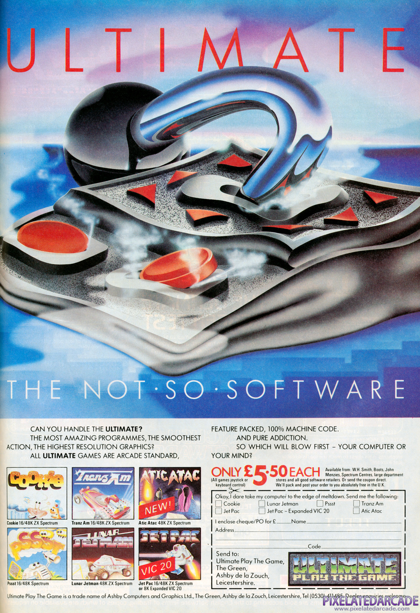 Jetpac Advertisement: April 1984 magazine ad