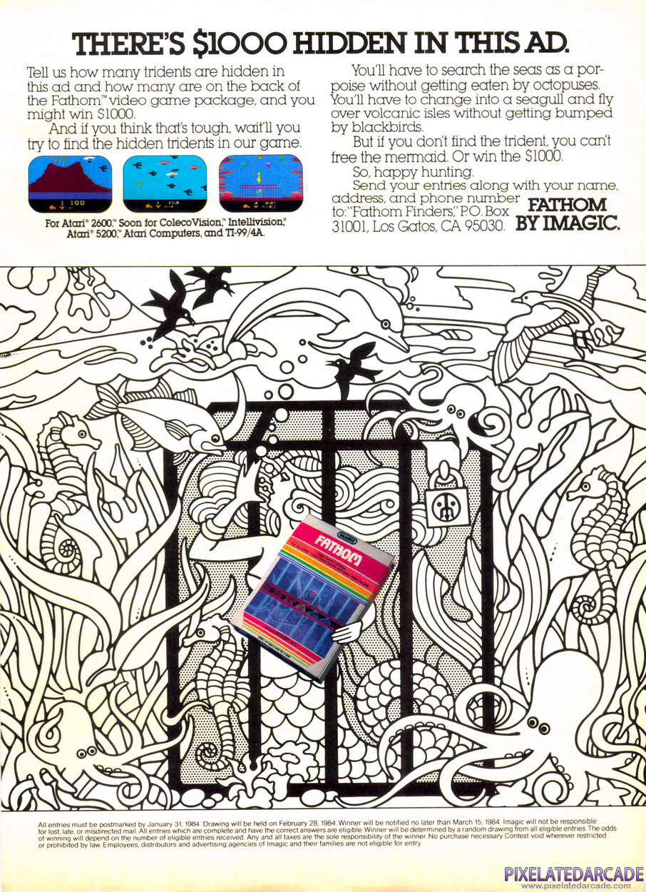 Fathom Advertisement: October 1983 magazine ad