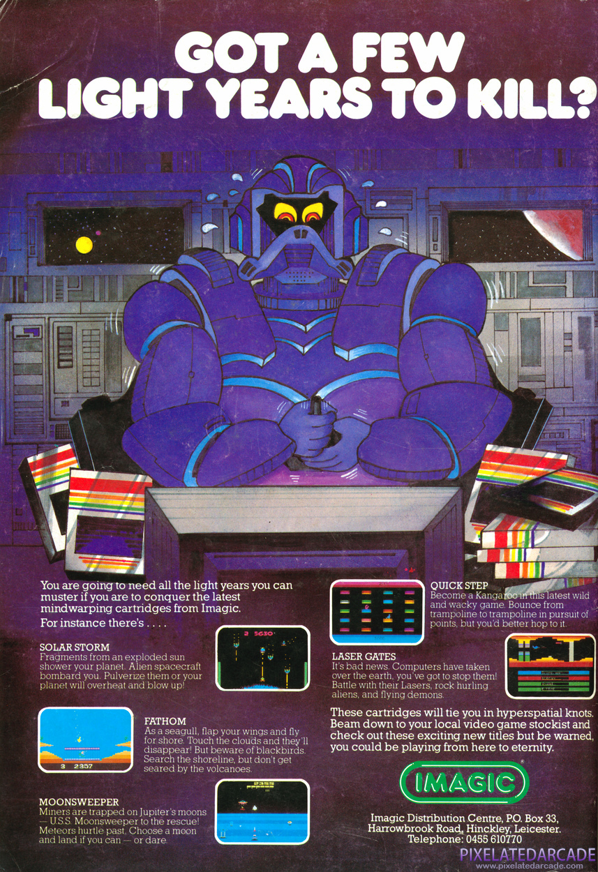 Fathom Advertisement: Imagic November 1983 magazine ad