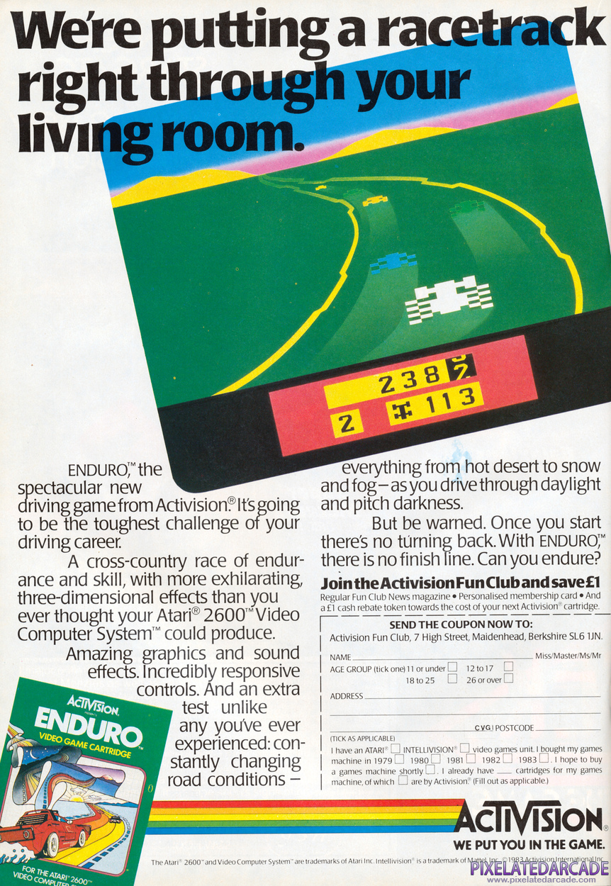Enduro Advertisement: November 1983 magazine ad