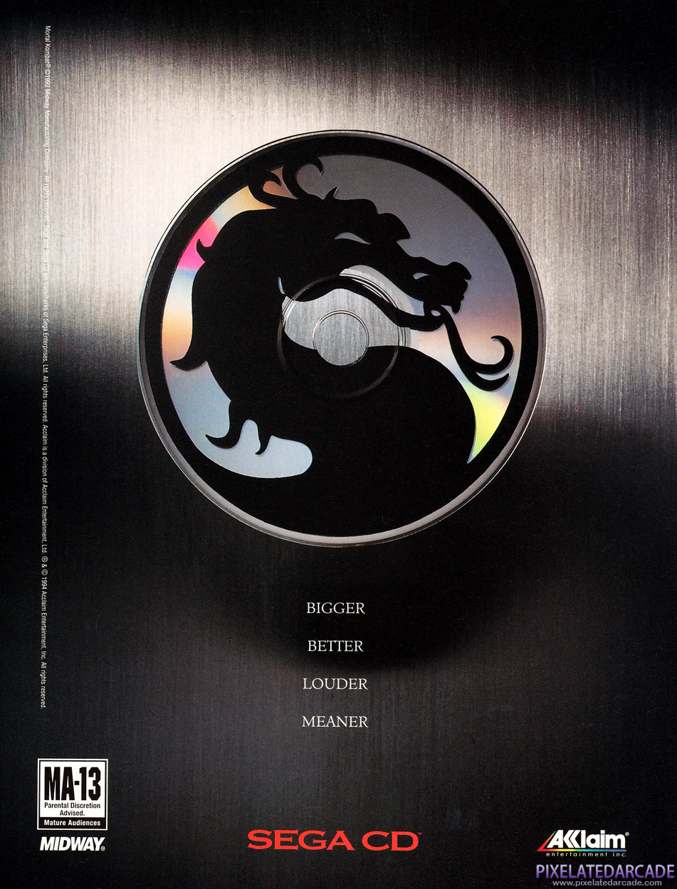 Mortal Kombat Advertisement: May 1994 magazine ad