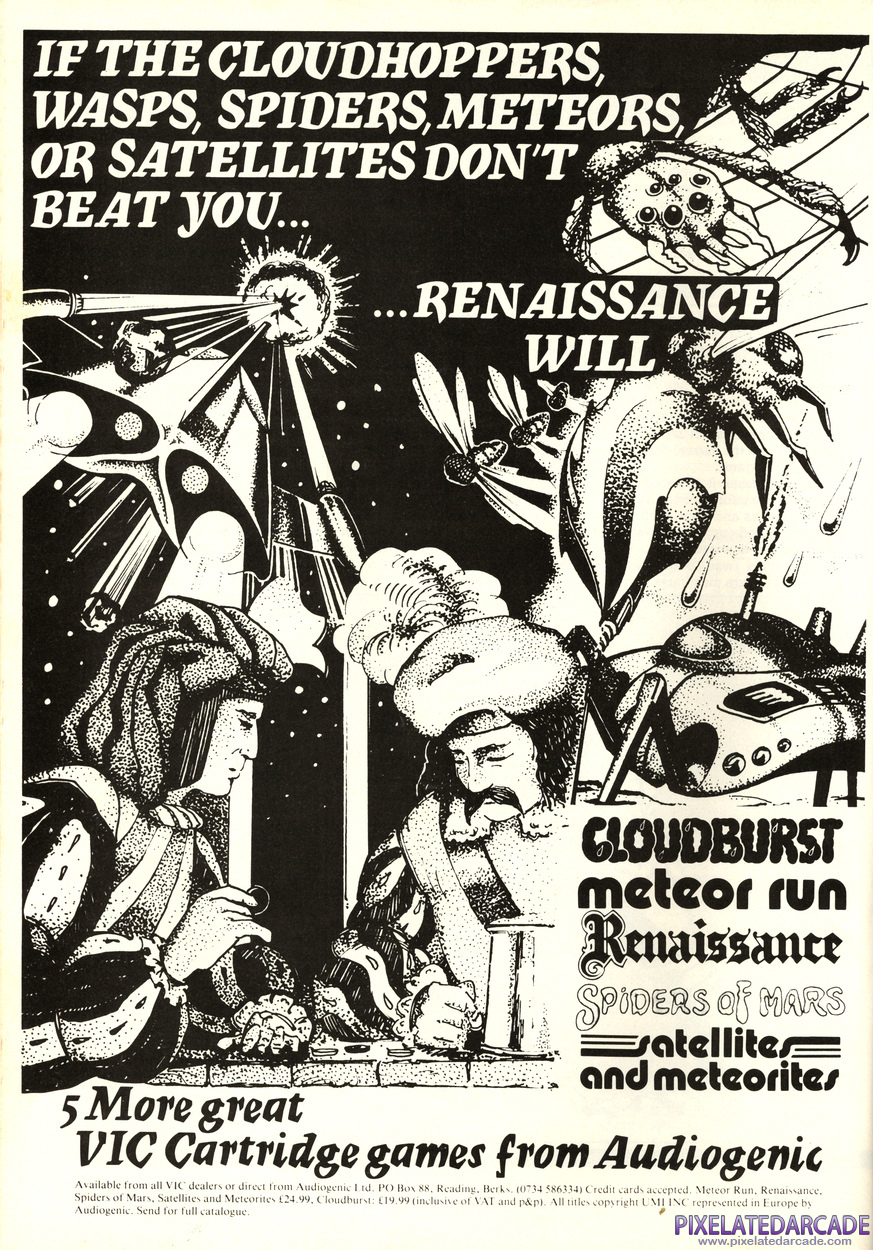 Spiders of Mars Advertisement: September 1982 magazine ad