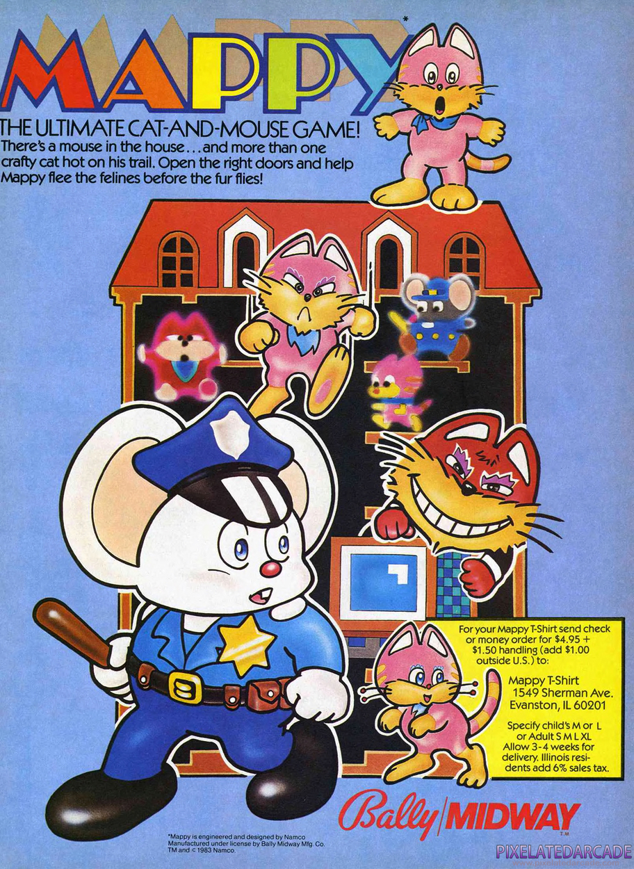 Mappy Advertisement: August 1983 magazine ad