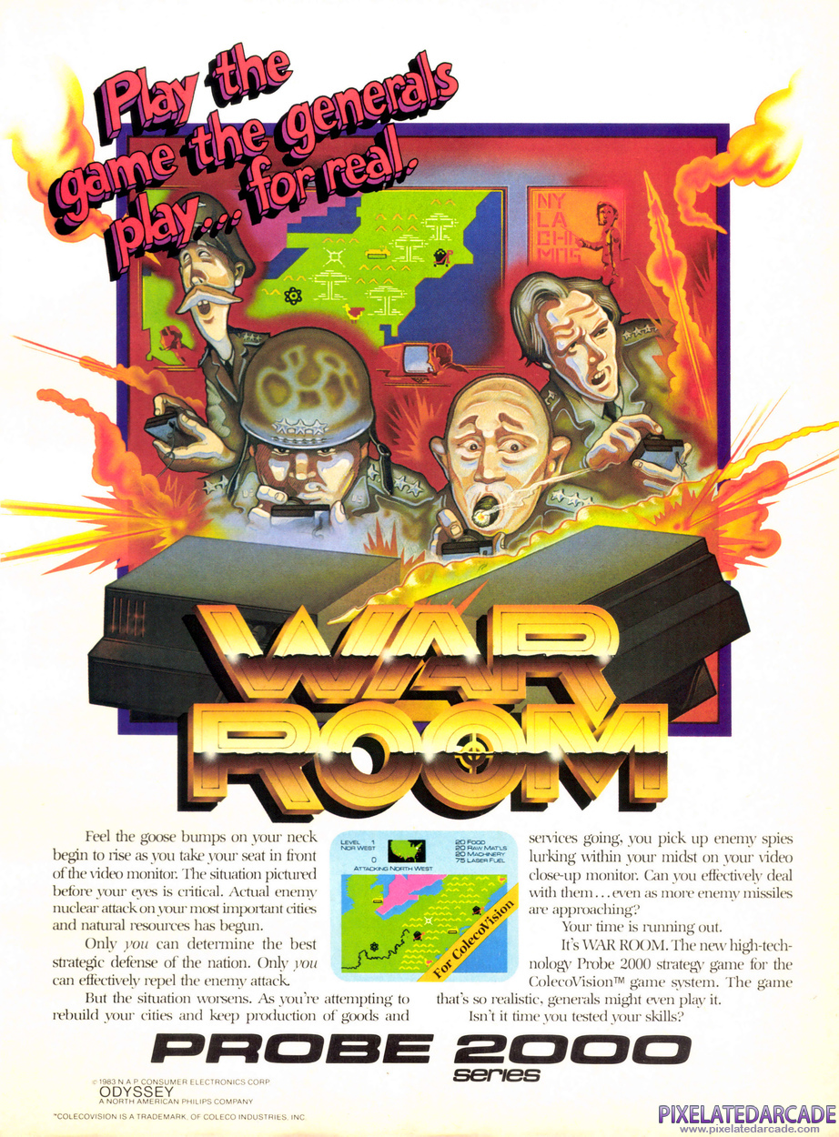 War Room Advertisement: November 1983 magazine ad