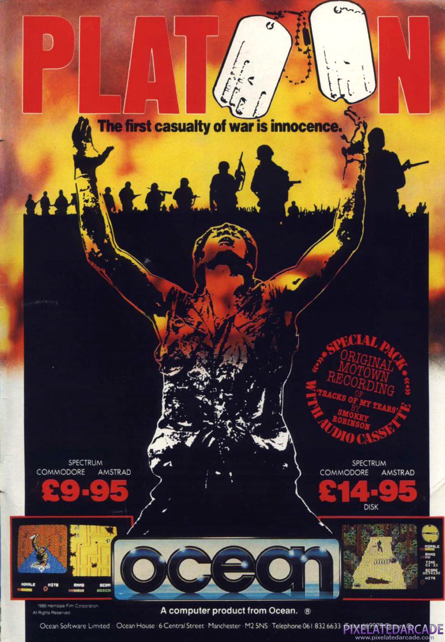 Platoon Advertisement: June 1988 magazine ad
