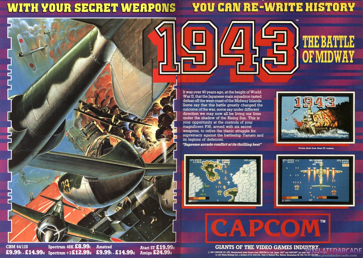 1943: The Battle of Midway Advertisement: October 1988 magazine ad