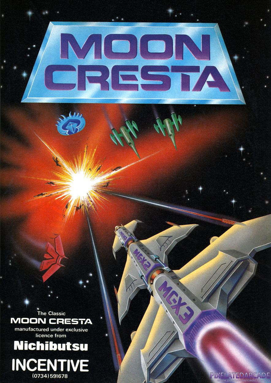 Moon Cresta Advertisement: March 1985 magazine ad