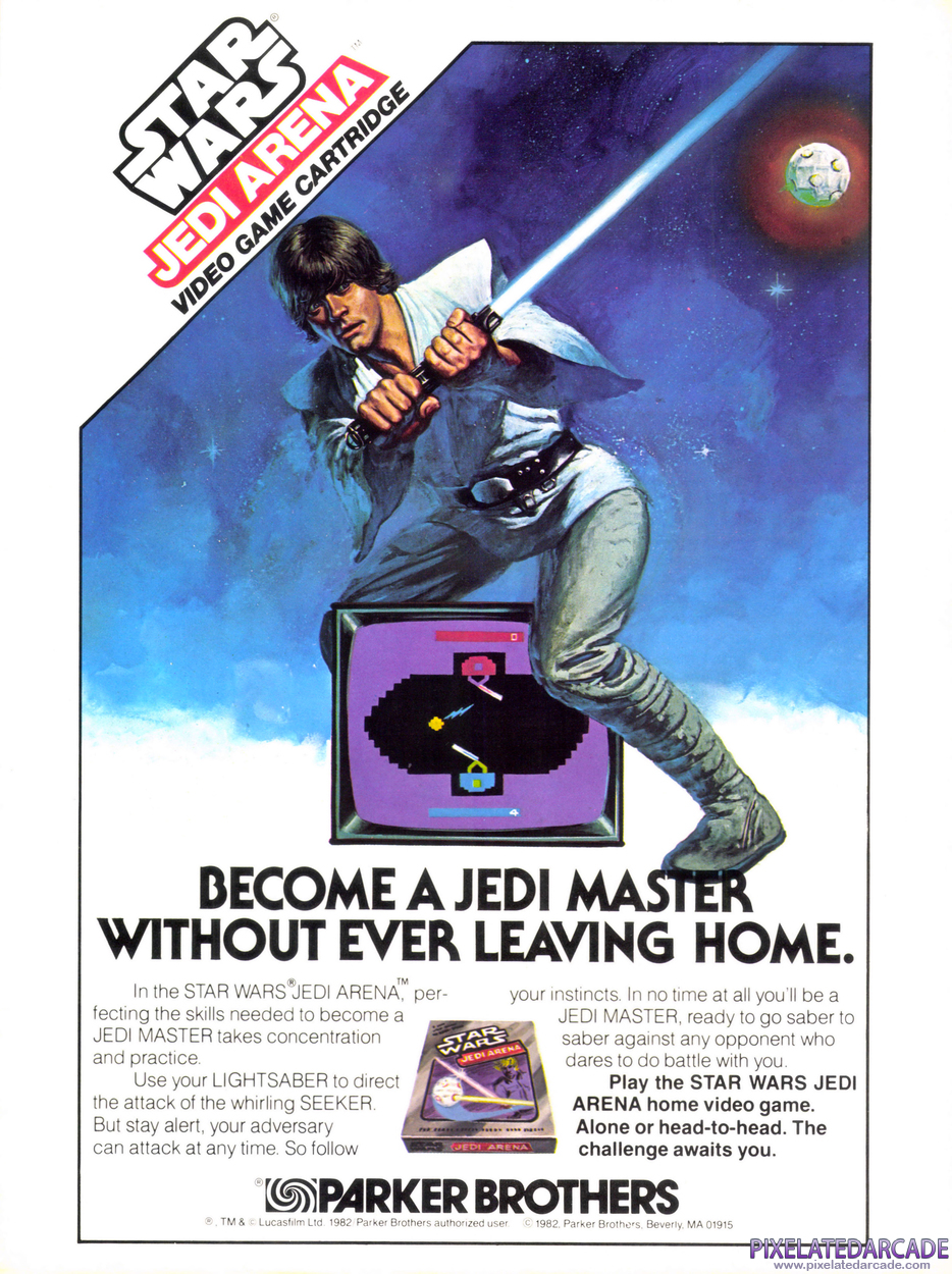 Star Wars: Jedi Arena Advertisement: February 1983 magazine ad