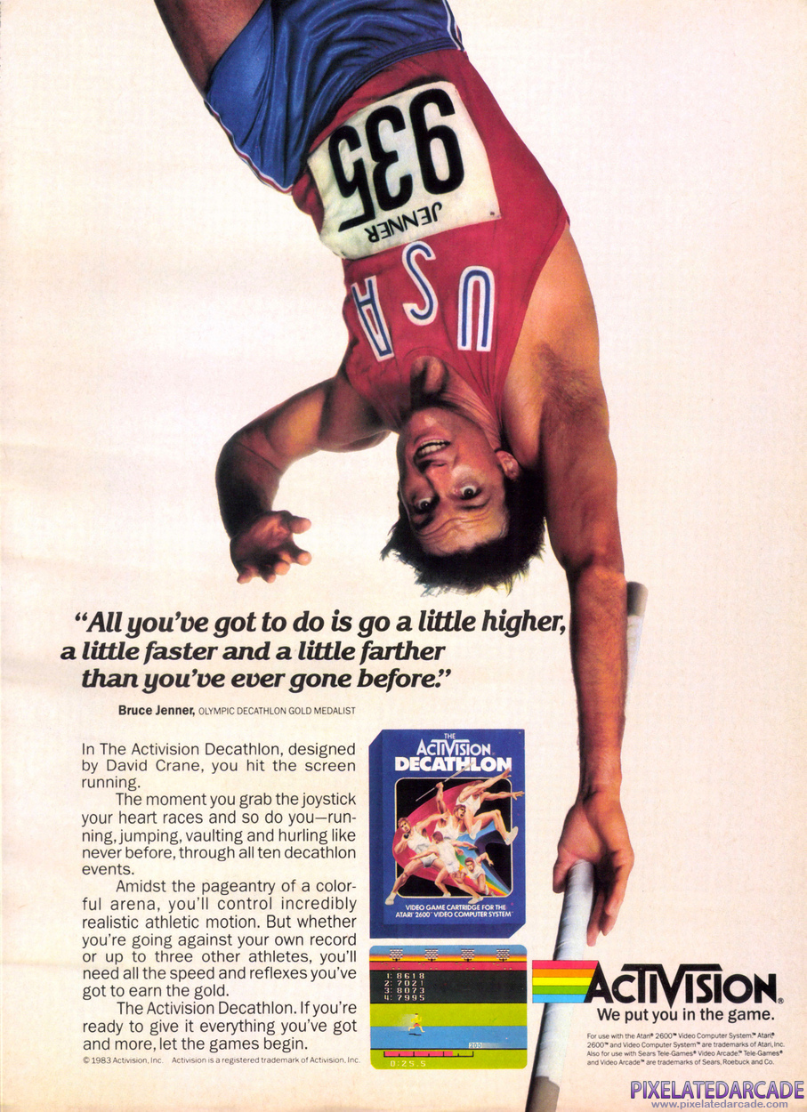 The Activision Decathlon Advertisement: October 1983 magazine ad