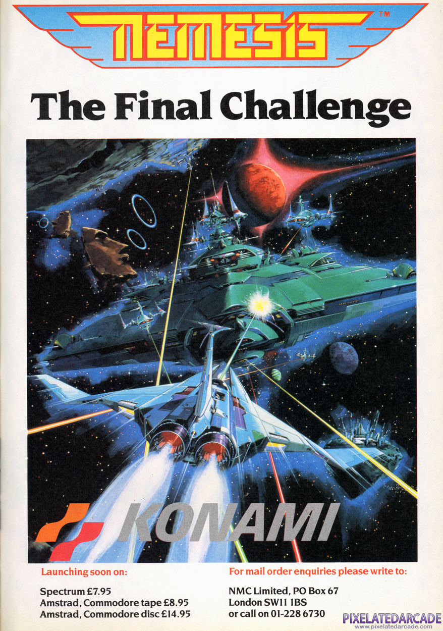 Gradius Advertisement: May 1987 magazine ad