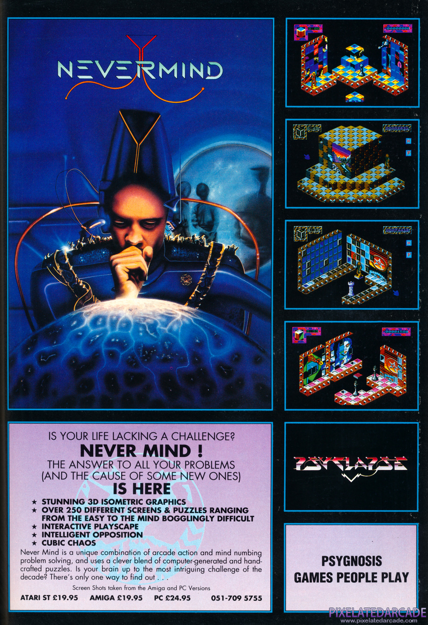 Never Mind Advertisement: January 1990 magazine ad
