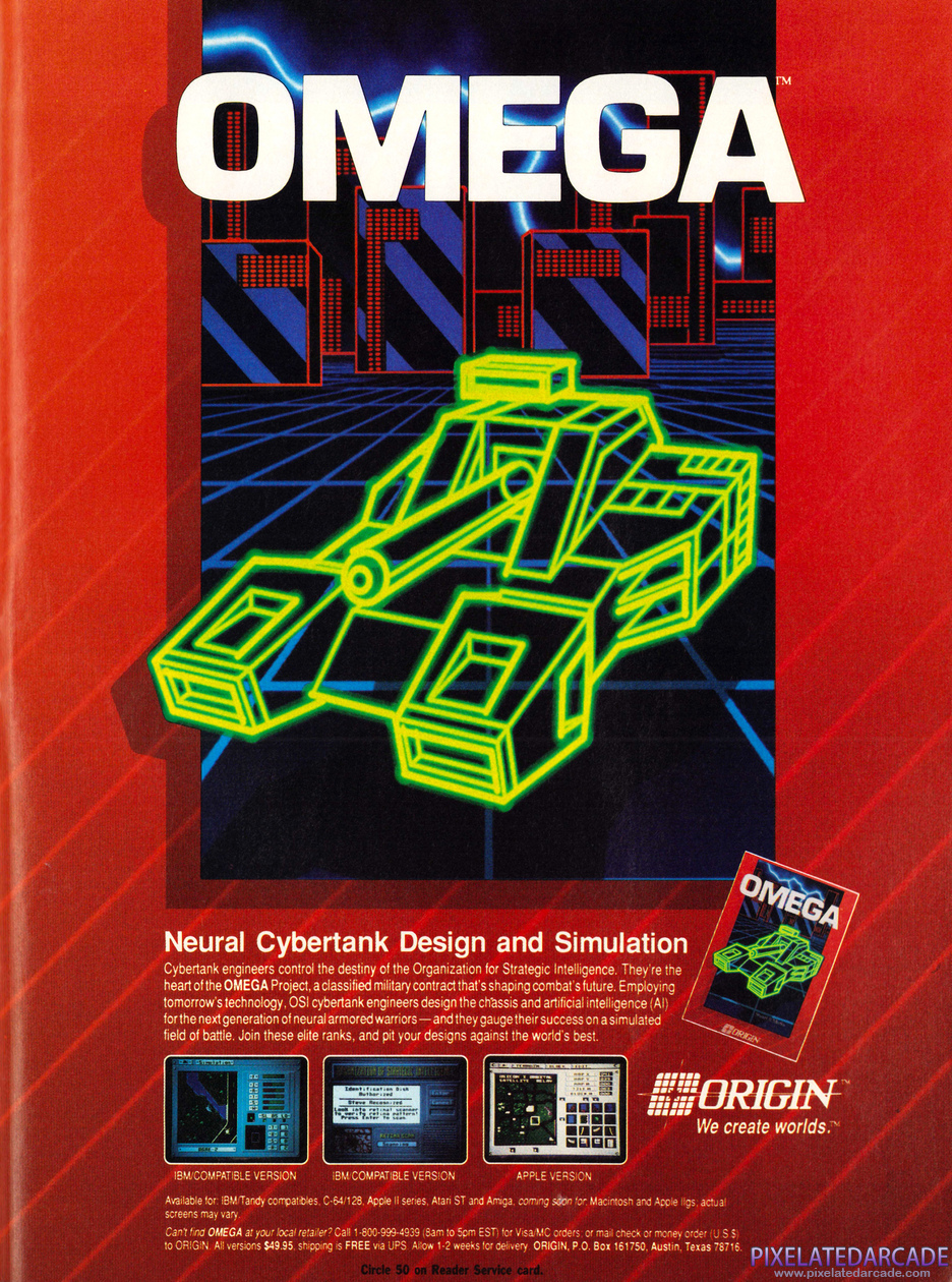 Omega Advertisement: Fall 1989 magazine ad