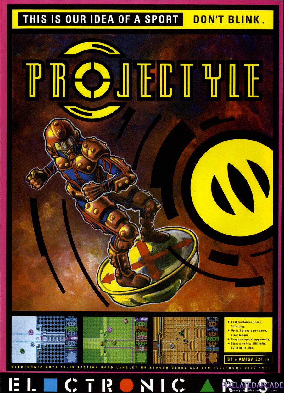 Projectyle Advertisement: August 1990 magazine ad