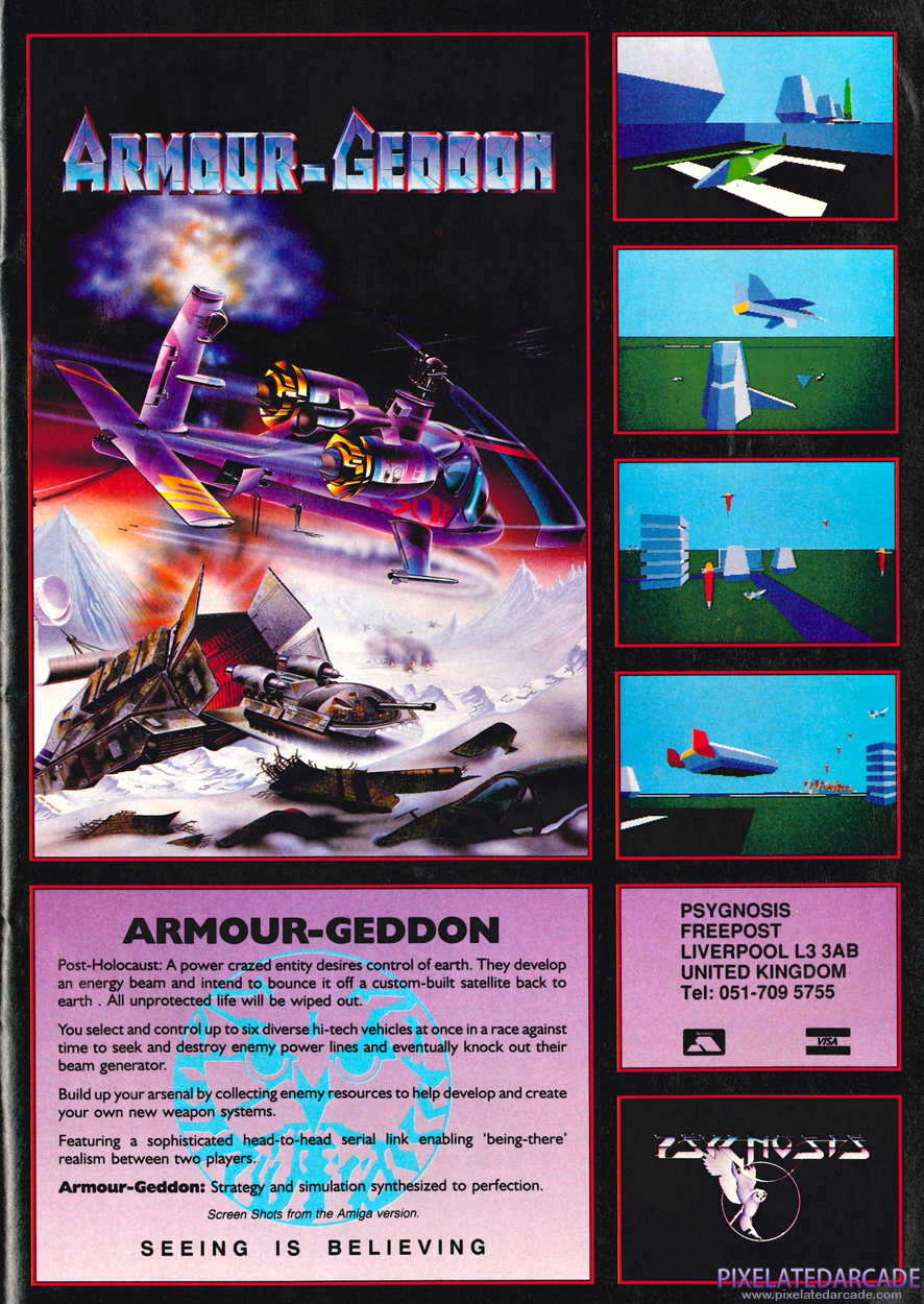 Armour-Geddon Advertisement: December 1990 magazine ad