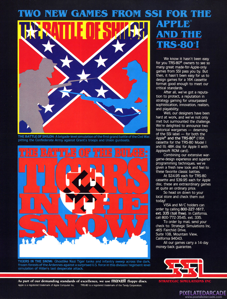 The Battle of Shiloh Advertisement: November 1981 magazine ad