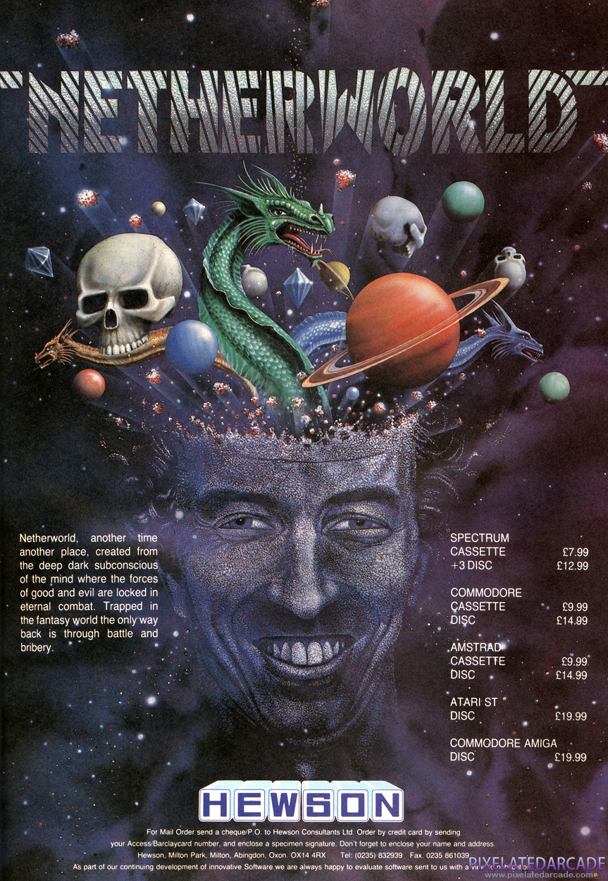Netherworld Advertisement: September 1988 magazine ad