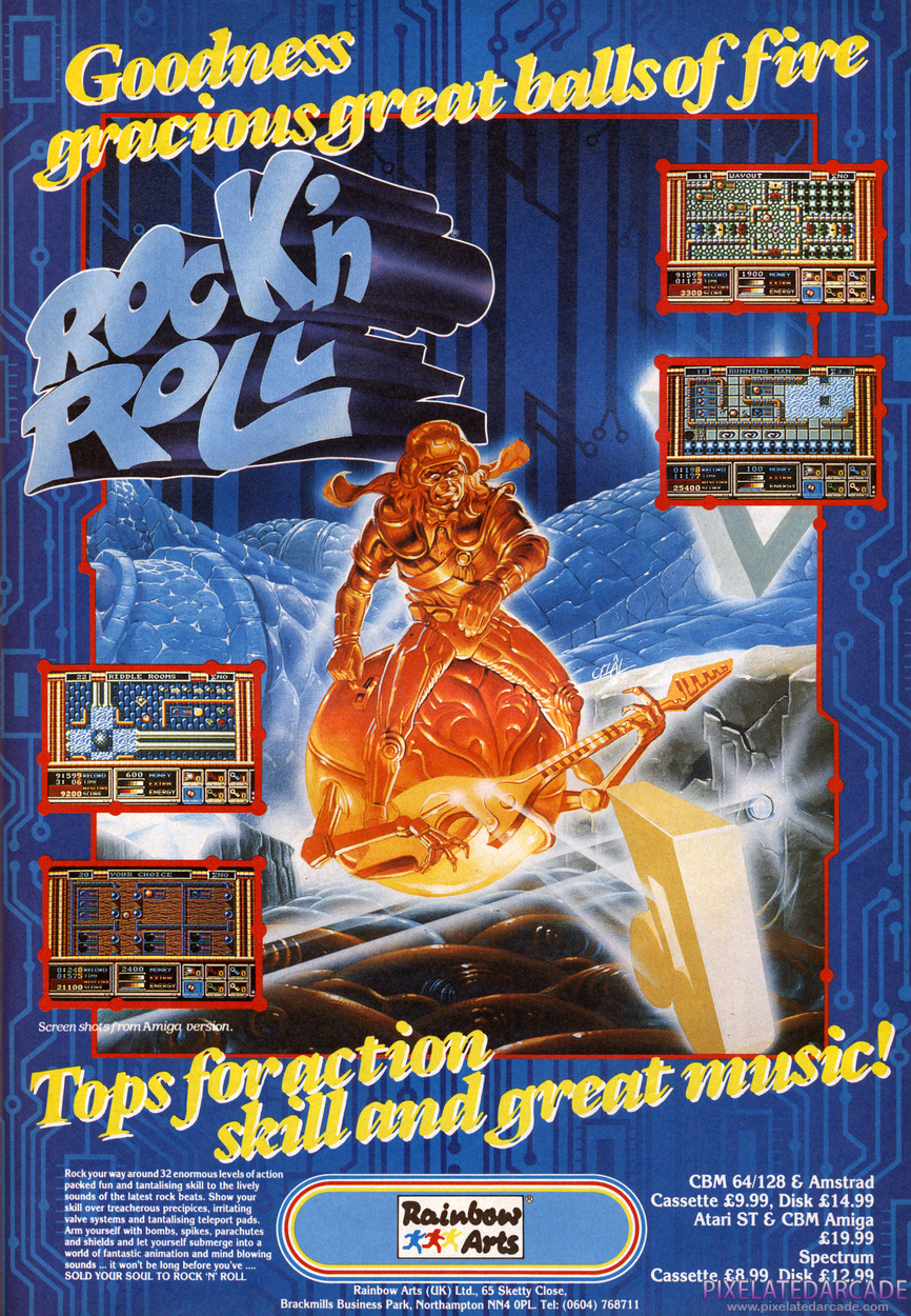 Rock 'n Roll Advertisement: December 1989 magazine ad