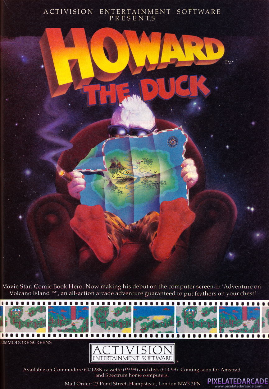 Howard the Duck Advertisement: January 1987 magazine ad