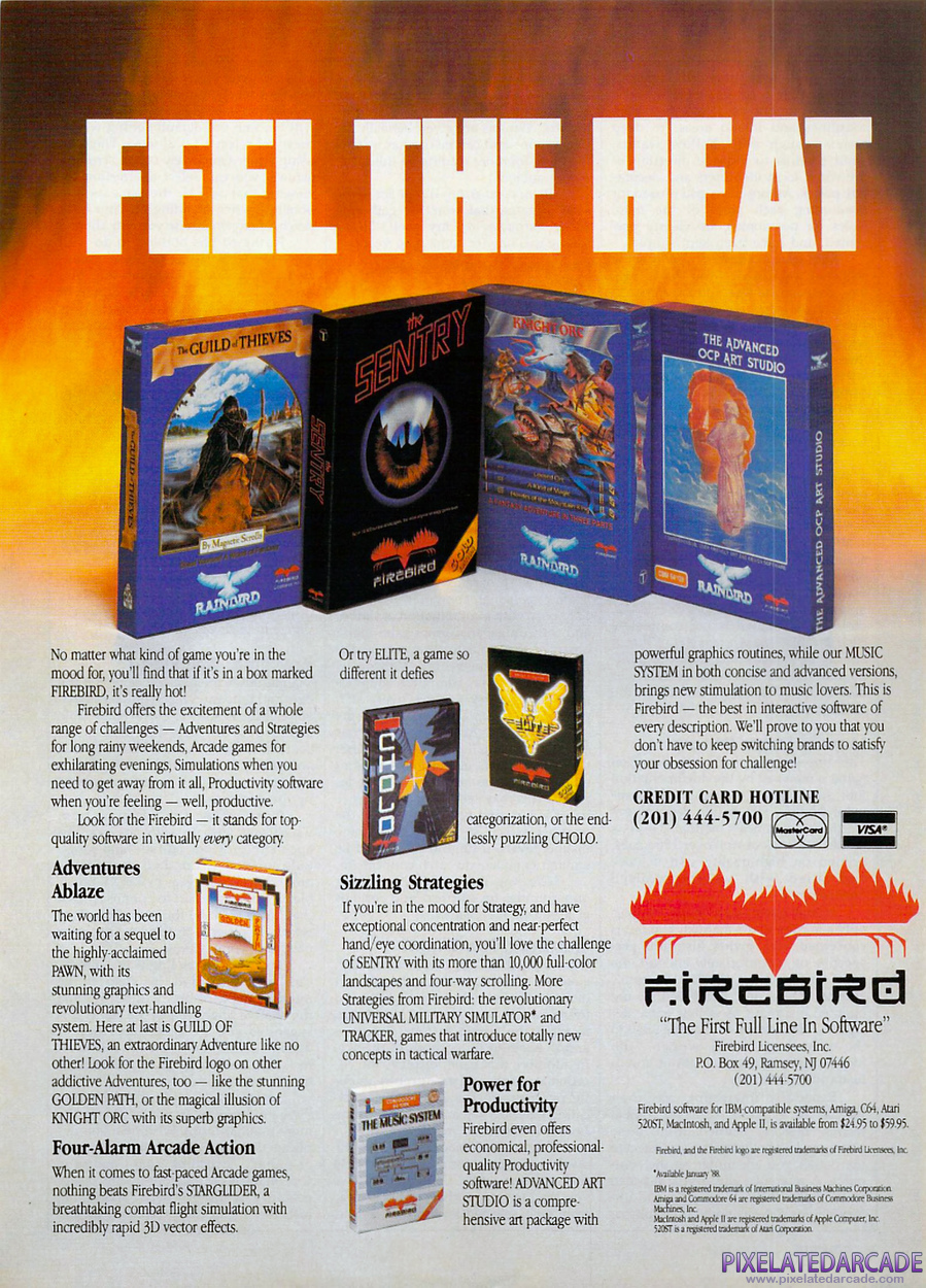 Knight Orc Advertisement: January 1988 magazine ad