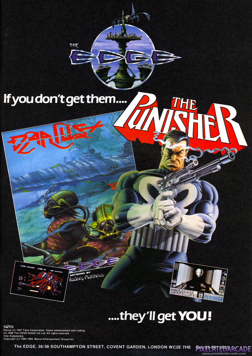 Darius+ Advertisement: January 1990 magazine ad